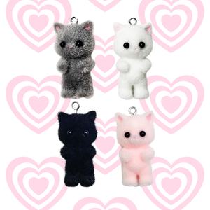 [리꾸리꾸] 키링부자재 키링만들기 악세사리 부자재 복실아기 고양이 펜던트