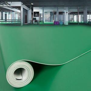 공장장판 녹색 PVC 플라스틱 바닥 가죽 미끄럼 방지 작업장 두꺼운 내마모성 고무 매트