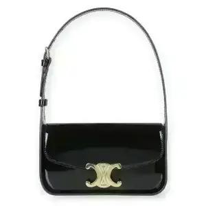 디몬트 셀린느 여성 트리옹프 테렌스 카프스킨 숄더백(블랙) 118313FZI 38NO