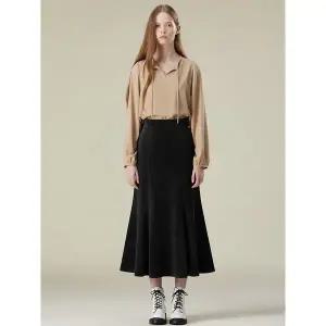 [써스데이아일랜드]머메이드 져지 스커트 T228MSK236W _P370083407