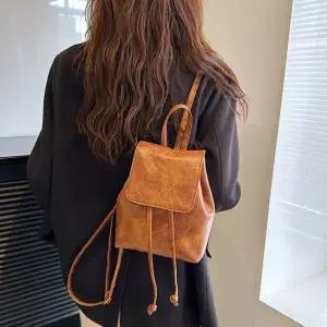 LND 꼬네 여성 데일리 미니 빈티지 백팩 가방 학생 캐 미니가방 빈티지