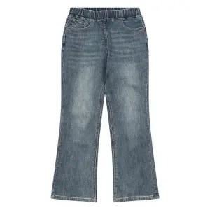 [소이] HC22 부츠컷 밴딩 데님 바지 여아 겨울용 블루 부츠컷 핏 허리밴딩 스판 청 (S28277747