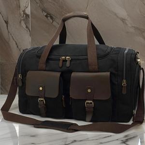 [다잇템] 남자 탄탄가죽 어깨끈 멀티포켓 보스턴백