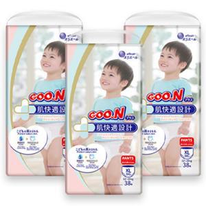 군 플러스 아기 샘방지 팬티형 기저귀 남여공용 특대형(XL) 114매