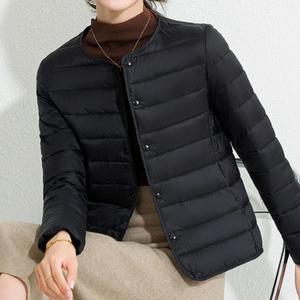 여성 경량 패딩 오피스룩 간절기 데일리 아우터 3colar S-L