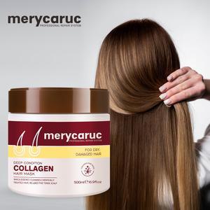 정품 틱톡유명 헤어클리닉 merycaruc  딥 컨디션 콜라겐 헤어마스크 1통 500ml