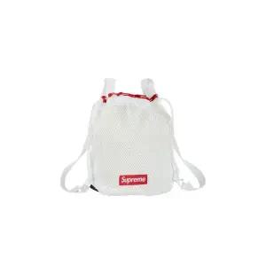 [정품 보증] Supreme Mesh Small Backpack White - 23SS 슈프림 메쉬 스몰 백팩 화이트 - 23SS