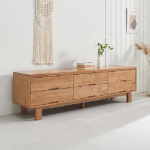 TV거실장 유니원목 3칸 2단 1800 결혼 신혼 이사철