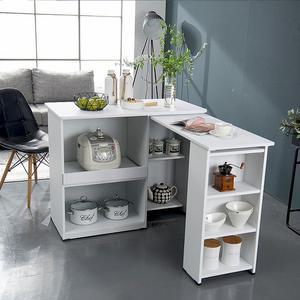 리버퍼니쳐 마뉴에 기역자 확장형 아일랜드 홈바식탁RH0202