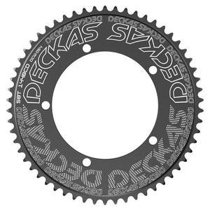 DECKAS 144BCD 체인링 고정 기어 트랙 픽시 자전거 특수 단일 속도 휠 44T 46T 48T 50T 52T 54T 56T 58T 체