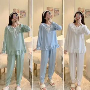 카라 레이스 여성잠옷 DS-5003/홈웨어/상하/여자/여성/잠옷/세트/셋트/파자마/편한/가정/가정용