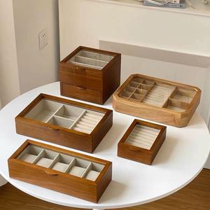 내추럴 우드 보석함 내츄럴 귀걸이 보관함 악세사리 빈티지 액세서리 예물