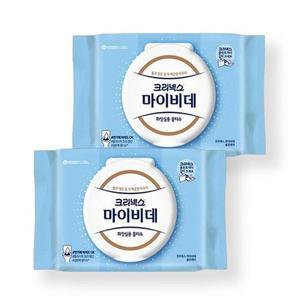 [유한킴벌리] 크리넥스 마이비데 클린케어 화장실용 물티슈 캡형 46...