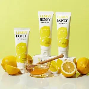 [2개] 리르 레몬 허니 워시 오프 팩 / 각질케어 브라이트닝 보습광채 레몬꿀팩