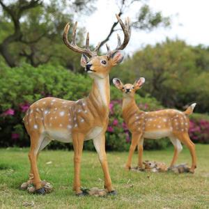 사슴조각품 모형 정원장식 사슴장식 인테리어 동물원 공원