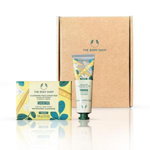 더바디샵 모링가 비누 & 핸드 밤 선물 세트