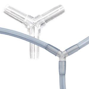 Y자 연결 에어분배기 호스연결 투명 와이자