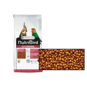 버셀라가 뉴트리버드 G14 오리지널 펠렛 1kg 왕관 앵무새 먹이 사료 코뉴어 퀘이커