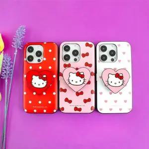 엠픽 헬로키티 러블리 하트스마트톡 무광 도어범퍼케이스