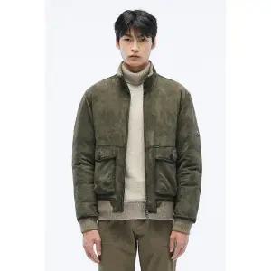 [시리즈](본점)[series;] 스웨이드구스다운 가죽점퍼 (SAUDW24501KHX)