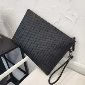 남성 남자 고급 격자무늬 패턴 골프 파우치 클러치백