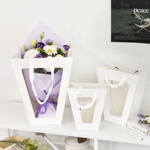 꽃다발 종이백 선물 기념일 행사 베이커리 와인 포장 활용도 높은 가방 선물캐리어