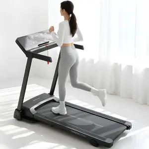 이고진 ET2 런닝머신 저소음 가정용 워킹머신 유산소 실내 운동기구 경사도 조절 트레드밀