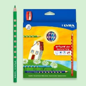 리라 그루브 슬림 색연필 세트 24색