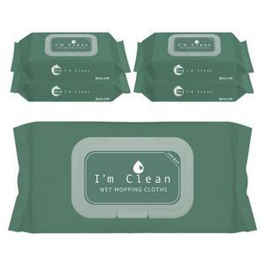 아임클린 물걸레청소포 특대형 캡형 25매 5개