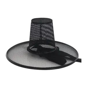 전통 양반갓 선비 저승사자 모자 민속 공예품 전통의상소품 (중형)