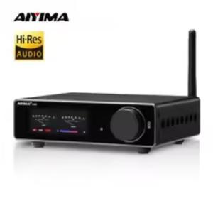 AIYIMA A80 블루투스 앰프 RCA COAX AUX 플러그 10A 미터 이름