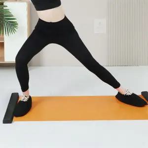 제이앤디리빙디자인 슬라이딩 매트 200CM(오렌지) 실내스케이트운동기구