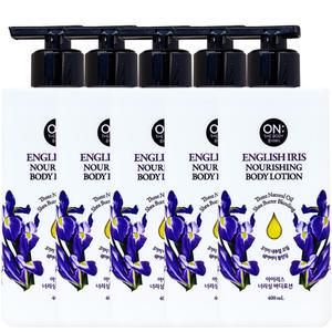 온더바디 아이리스 너리싱 바디 로션 아이리스향 400ml 5개