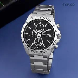 [세이코] SBTR005 스피릿 크로노그래피 아날로그 남자 메탈시계 c