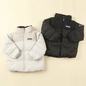 [지프키즈] 키즈 반넥 ICONIC 푸퍼 점퍼 KM4JPU493 블랙 베이지 2