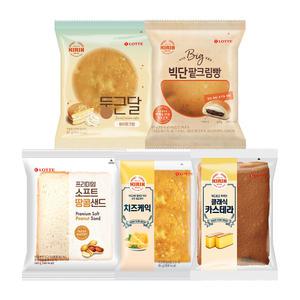 기린빵 5종 20봉 혼합구성(단팥크림빵,땅콩샌드,카스테라 등)