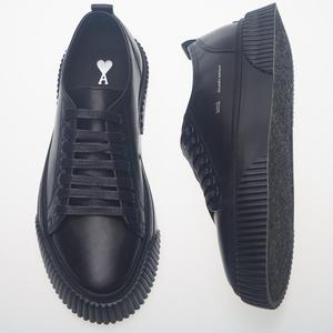 [롯데백화점]아미 [아미] USN401 961 001/ 남성 로고 블랙 로우탑 스니커즈