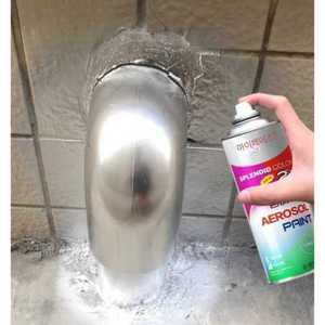 에어로졸 스프레이 락카 유광 스테인리스 페인트 도색 스틸 제품