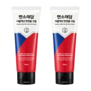 멘소래담 마사지 크림 더블액션 핫 앤 쿨 100ml X2개