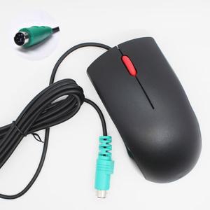 PS2 유선 마우스 컴퓨터 포트 인터페이스 가정용 사무실 라운드 비즈 데스크탑 하드웨어