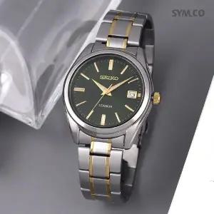 [세이코] SUR377P1 사파이어 클래식 정장 그린 콤비 티타늄 남자 메탈 손목시계 c