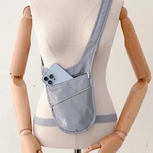 도난방지 스포츠 허리 가방 방수 경략 여행용 슬링백 벨트 가방