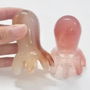 문어 두피 마사지 괄사 승모근 마사지