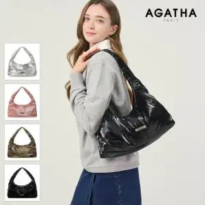 [아가타] 글리셔링 토트백