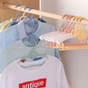 키즈 유아 아기 옷걸이 30p 세트 길이 늘어나는 어린이 만능 옷걸이 5컬러