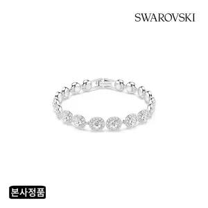 [스와로브스키/본사정품] Una Tennis 로듐 팔찌M 5682279