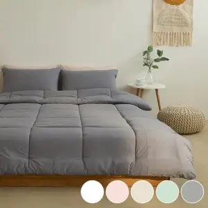 [올리비아데코] 시몽 M2 알러지케어 워싱 차렵이불(Q)