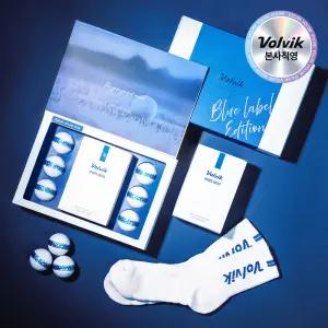 [본사직영] 볼빅 엑시아 블루라벨 에디션 3피스 골프공 6구 + 스포츠양말 SET