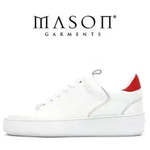[롯데백화점]마션틴트(잡화) [메이슨가먼츠] 이태리 명품 남성 가죽 스니커즈 화이트 DIEGO 13A LOW SOFTY