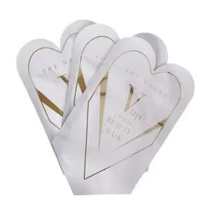 더하얀 브이업 마스크팩 리프팅밴드 피부탄력 얼굴붓기 콜라겐 얼굴형관리 2스텝 3팩 1박스